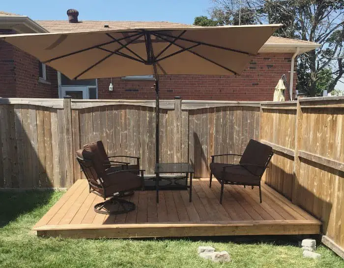 Low budget floating deck ideas