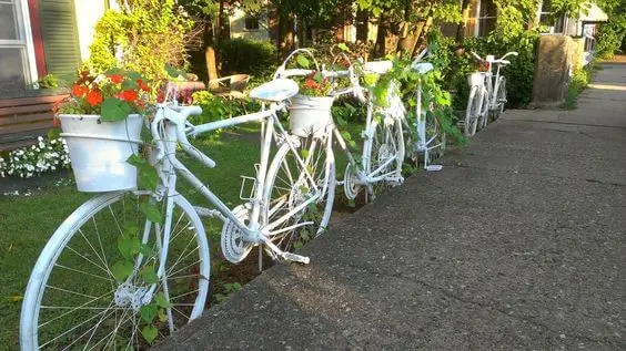 Cool bicycle fence