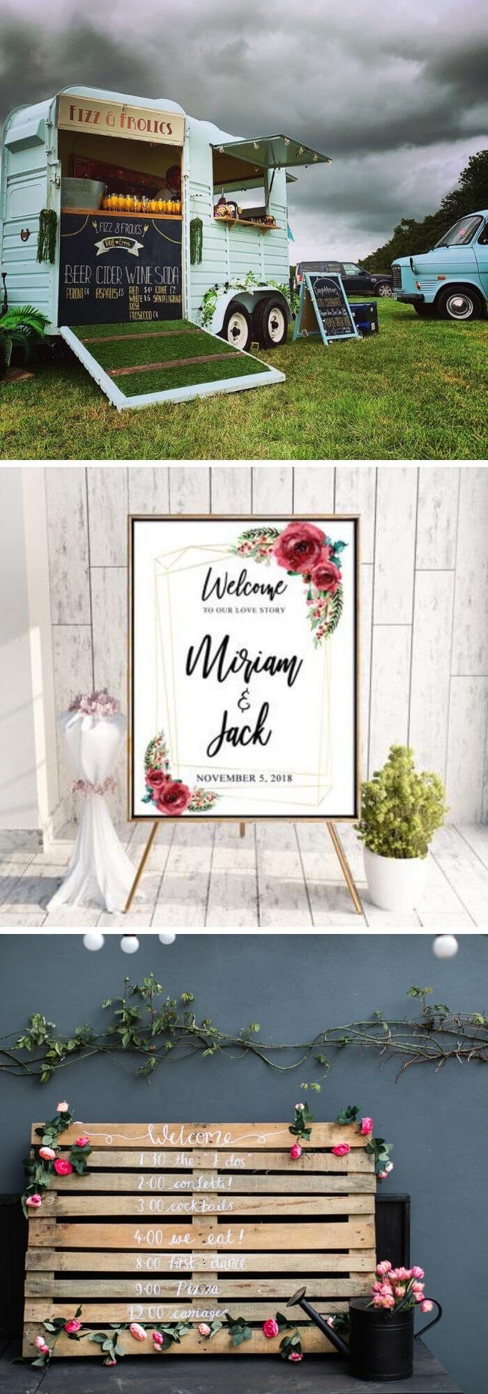 Christmas wedding signs