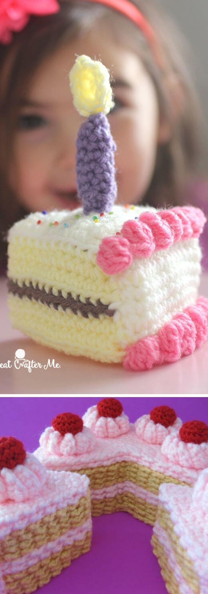 2-Layered Crochet Cupcake