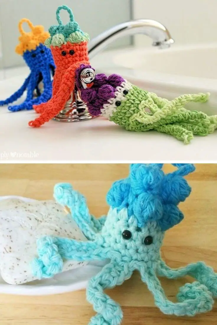 The jellyfish bath scrubbies