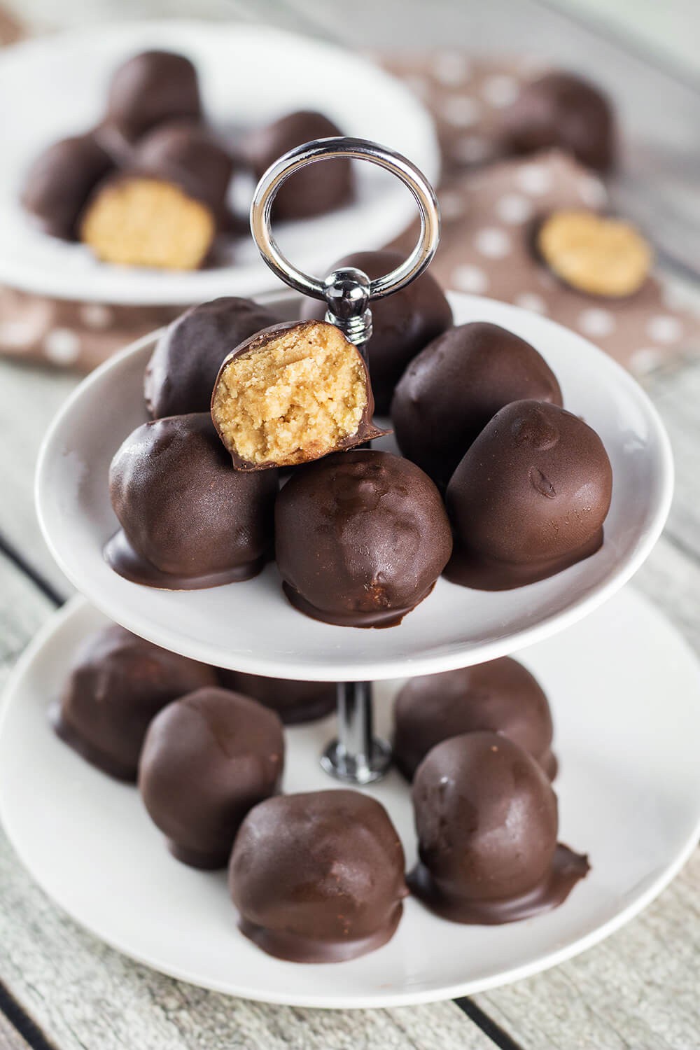 No Bake Chocolate Peanut Butter Balls