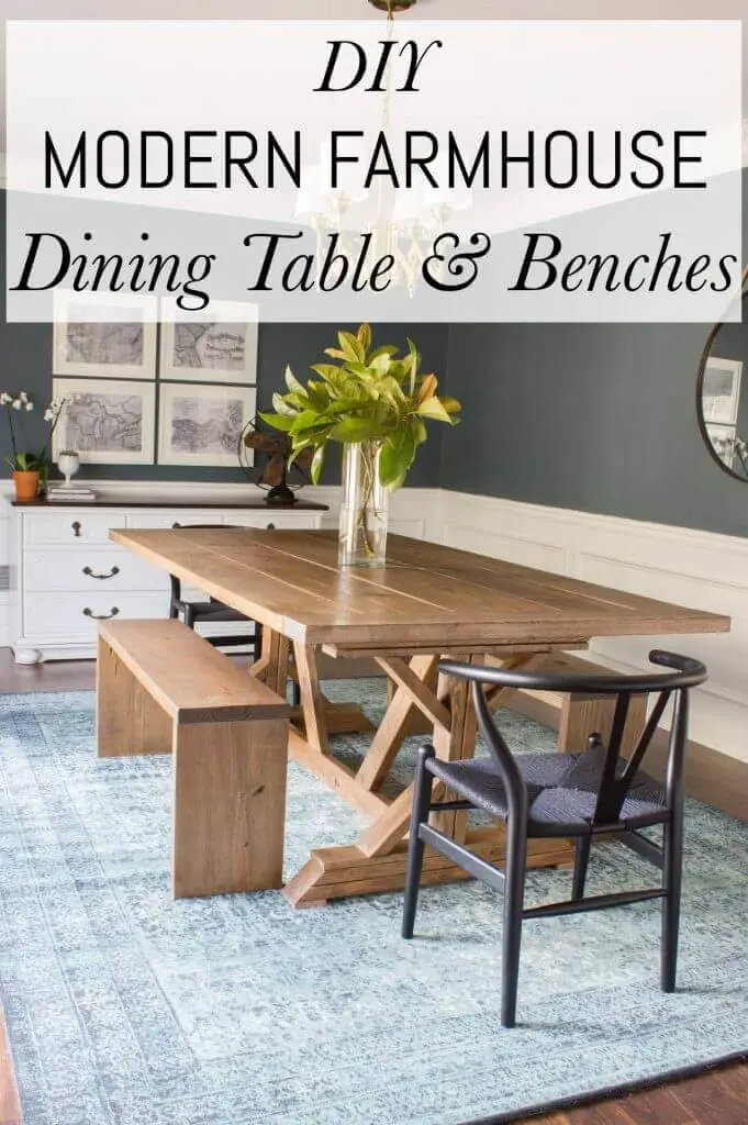 15+ Rustic DIY Farmhouse Table Ideas