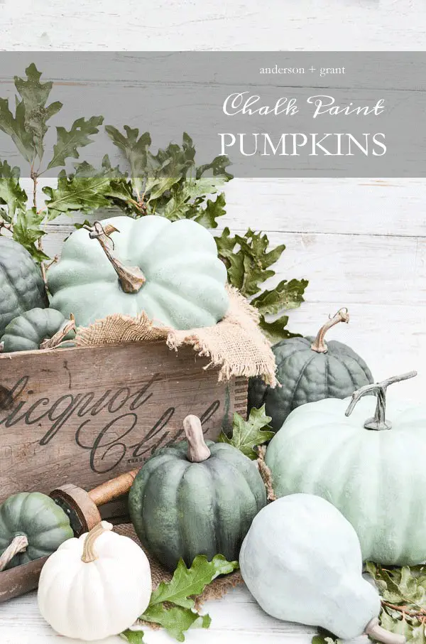 Chalk paint Pumpkin