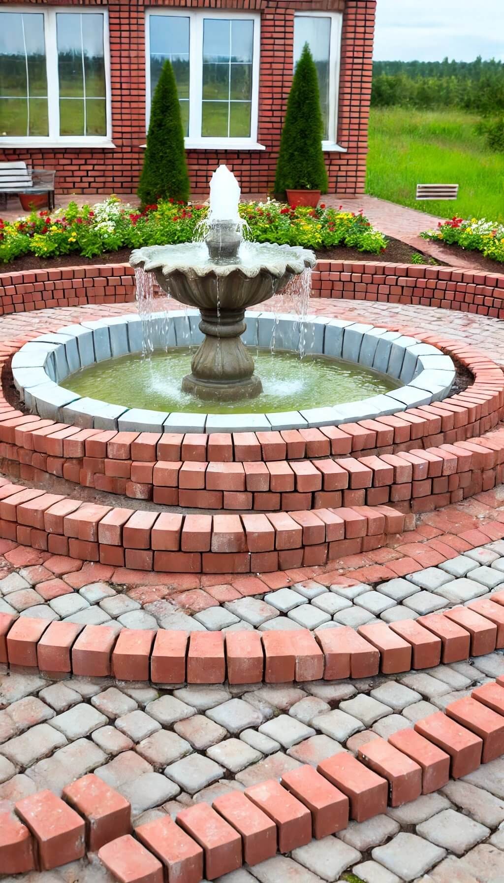 Brick Edging for Water Features