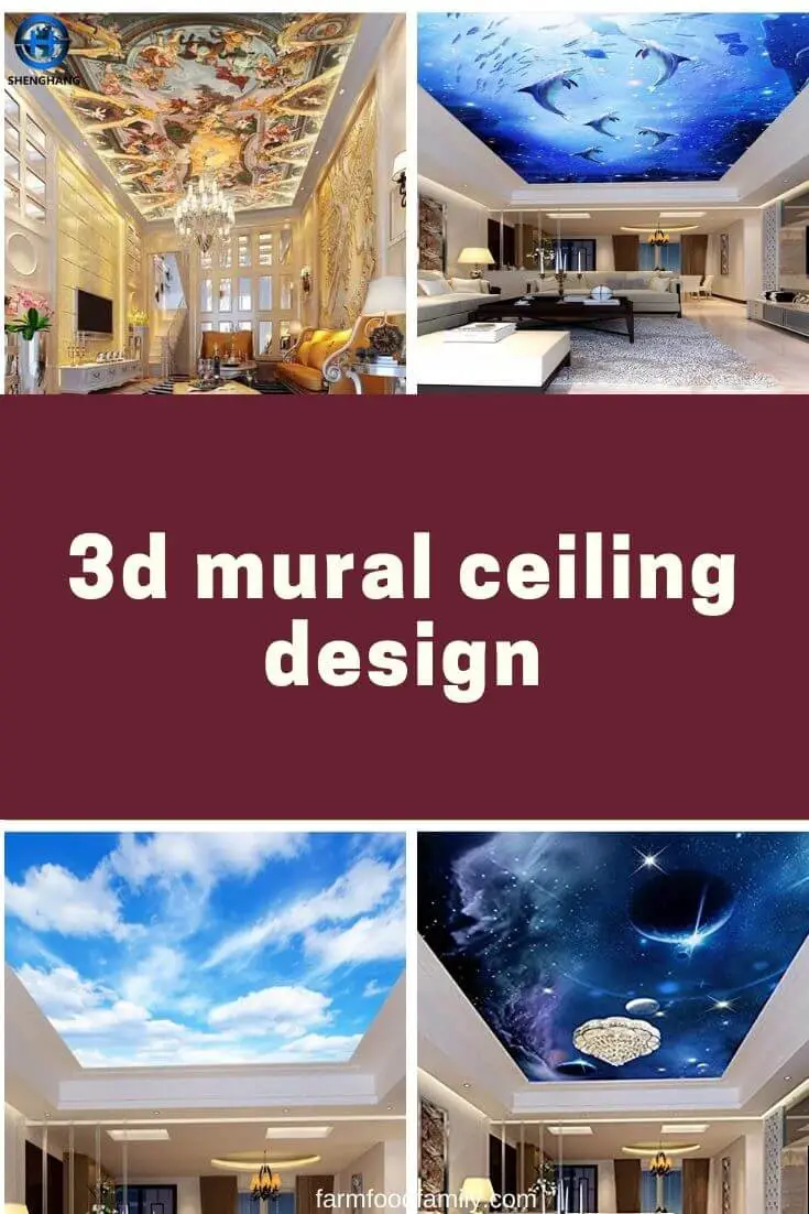 3d mural ceiling design