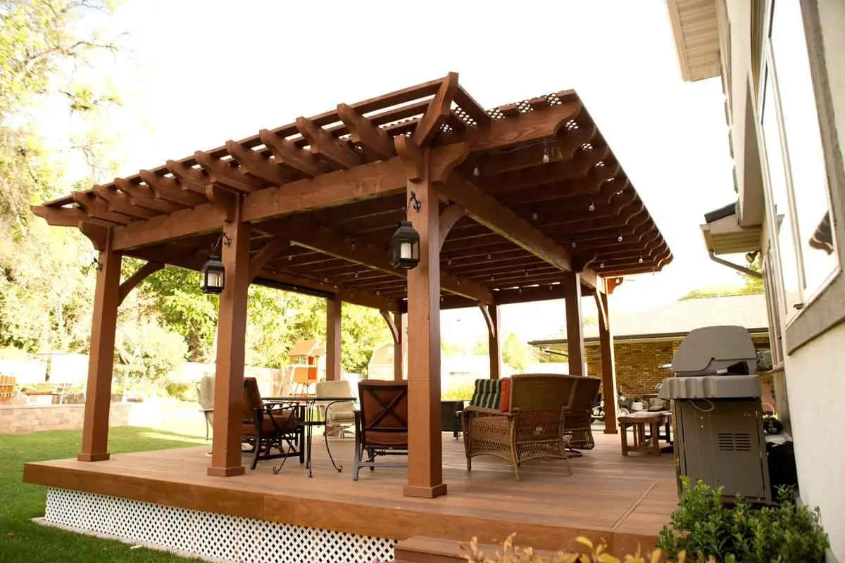 Pergola with Lattice