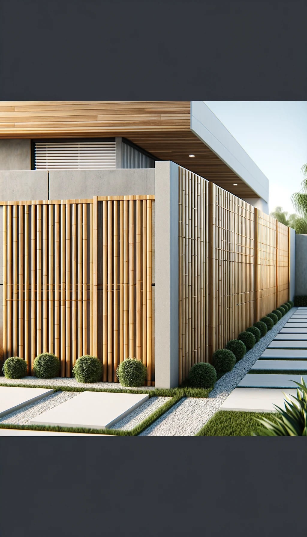 Bamboo Panel Fence