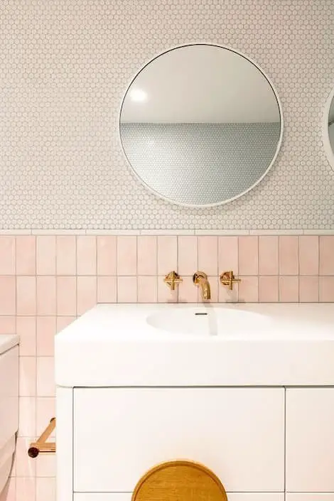 Powder room tile ideas