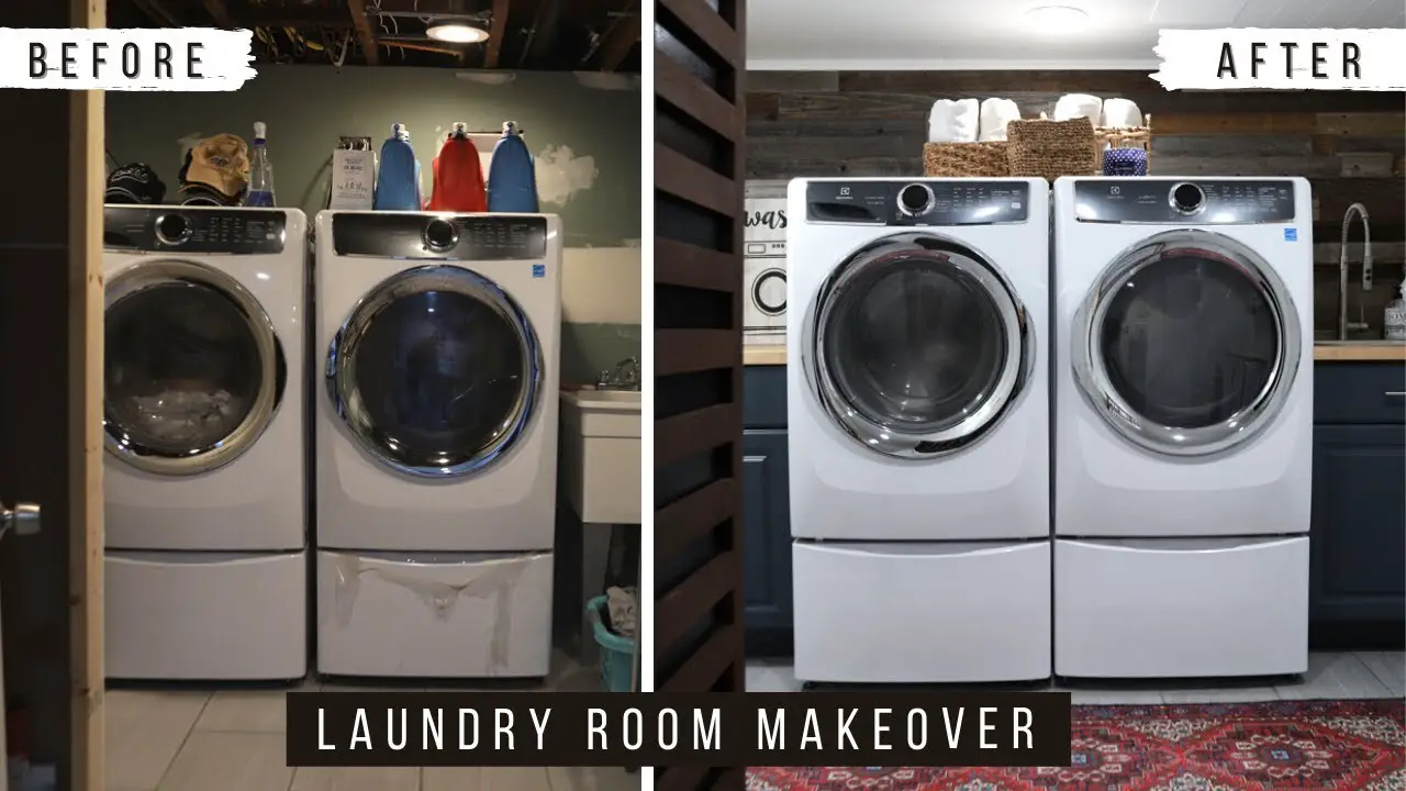 How to build a laundry room in basement