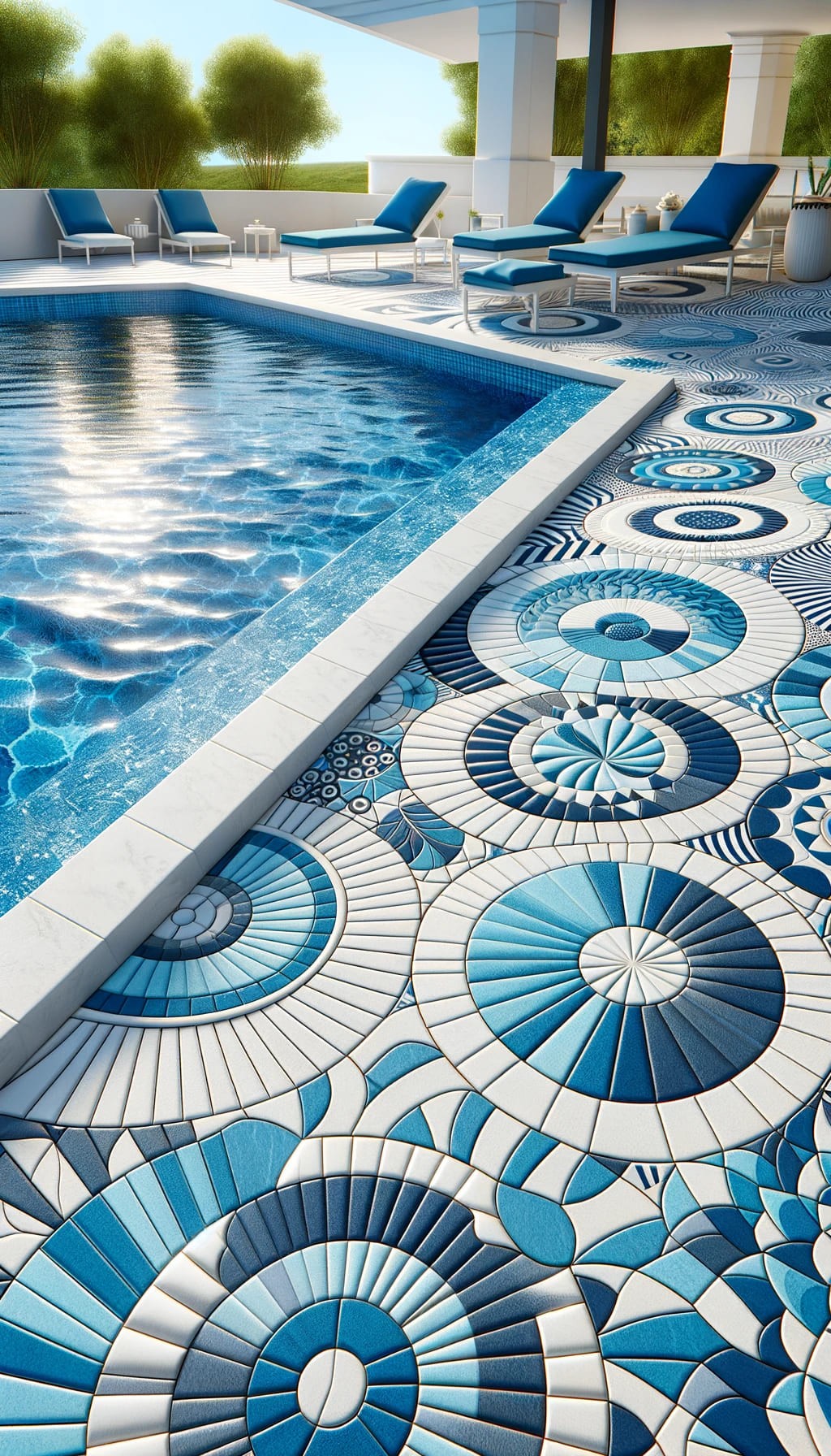 Tile Pool Deck