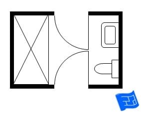 Compact floor plan