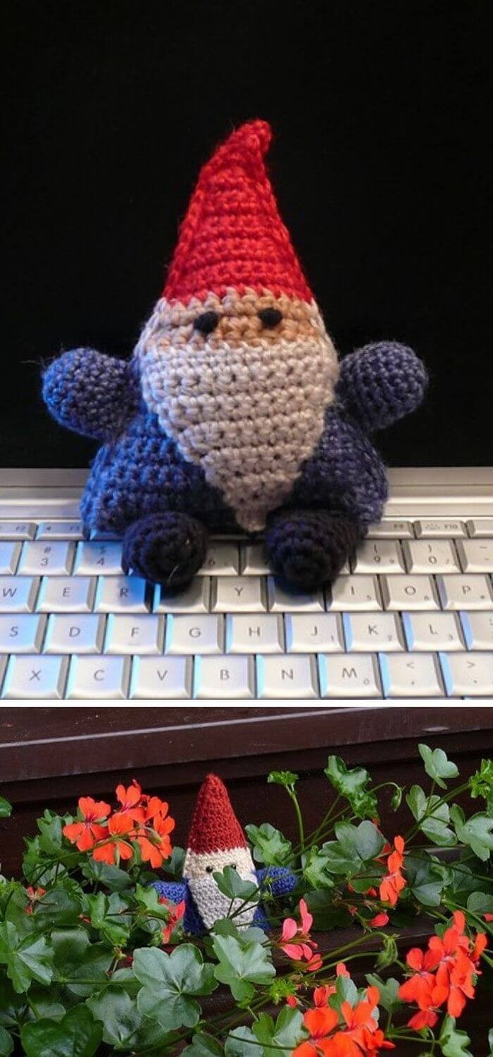 Amigurumi rag Gnome