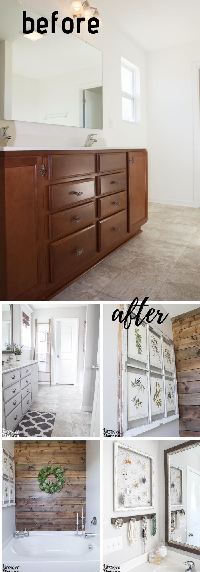 #15. Master Bathroom Budget Makeover (Under $400)