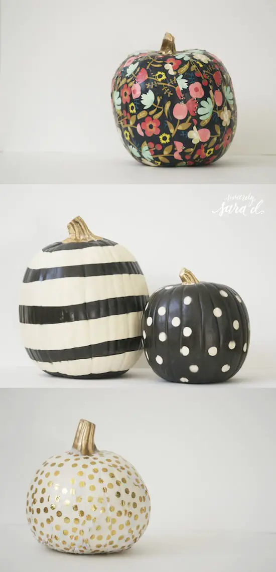 Unique ways to decorate pumpkins