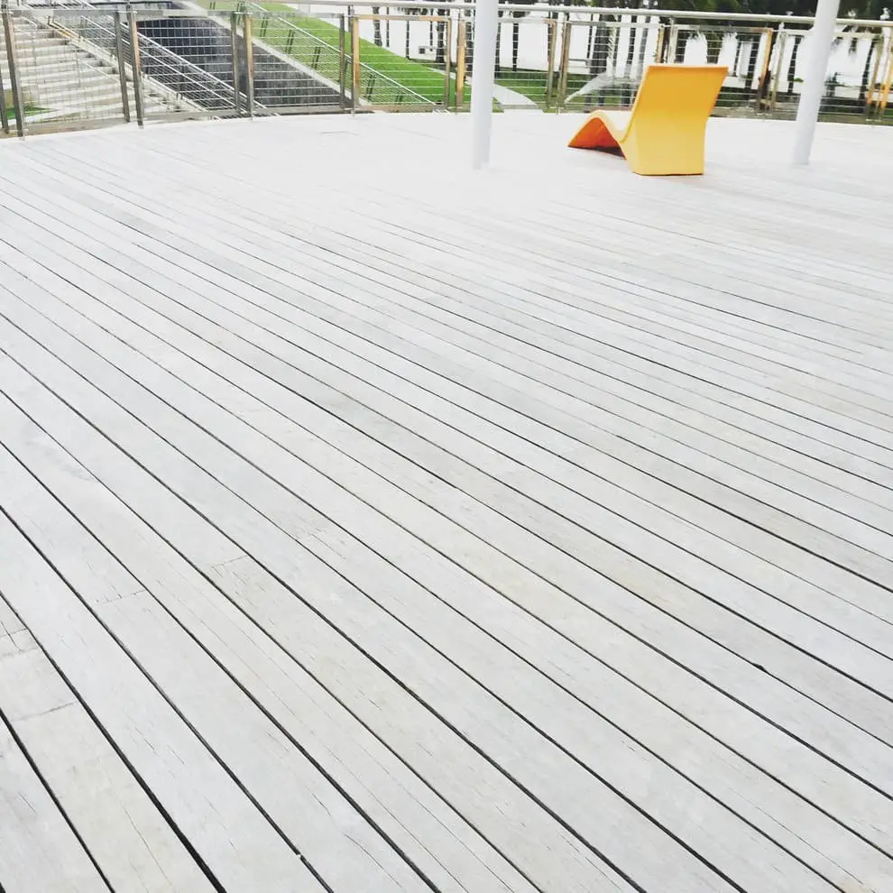 Deck with a Gentle Gray Wash