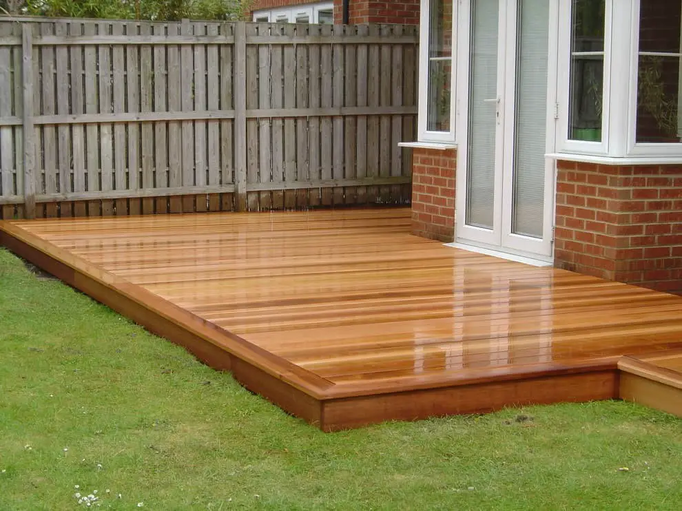 Cedar decks