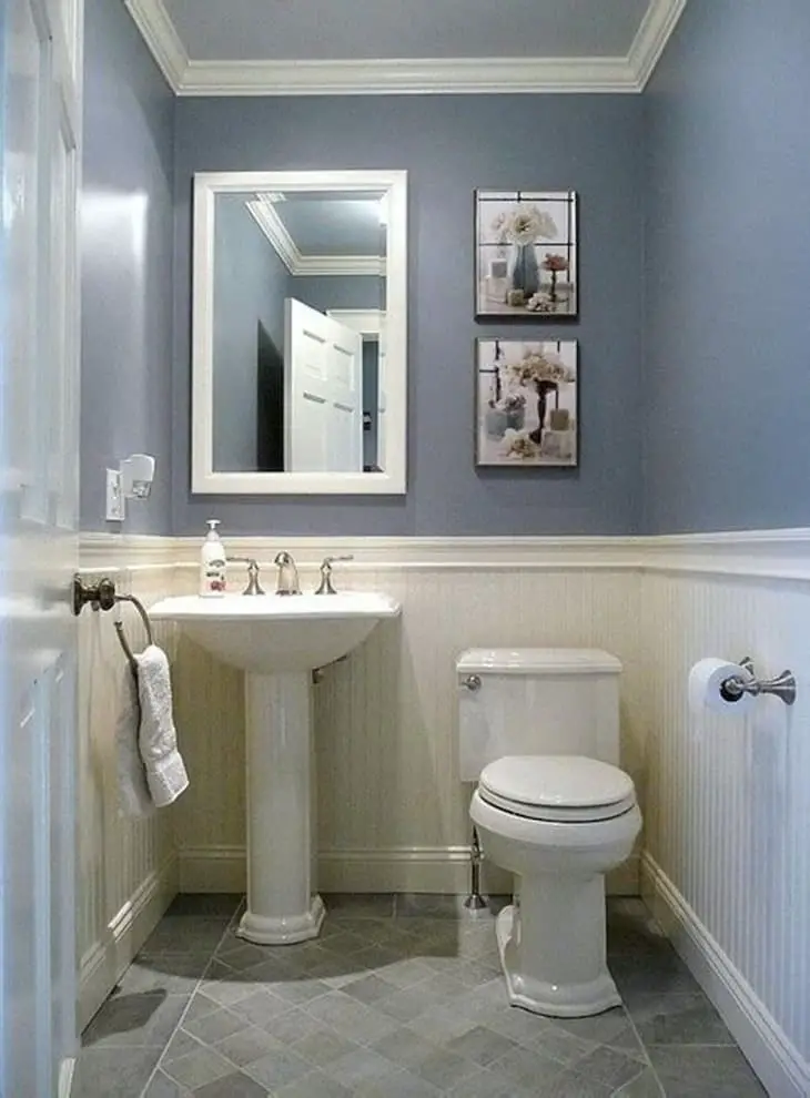 Traditional powder room ideas