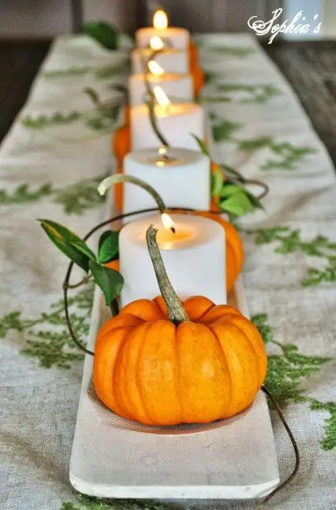 Pumpkins and Candles Tutorial