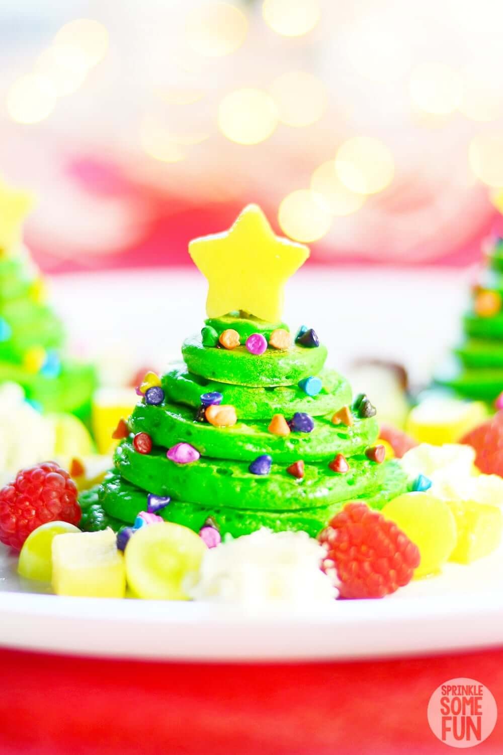 #15. Christmas Tree Pancakes