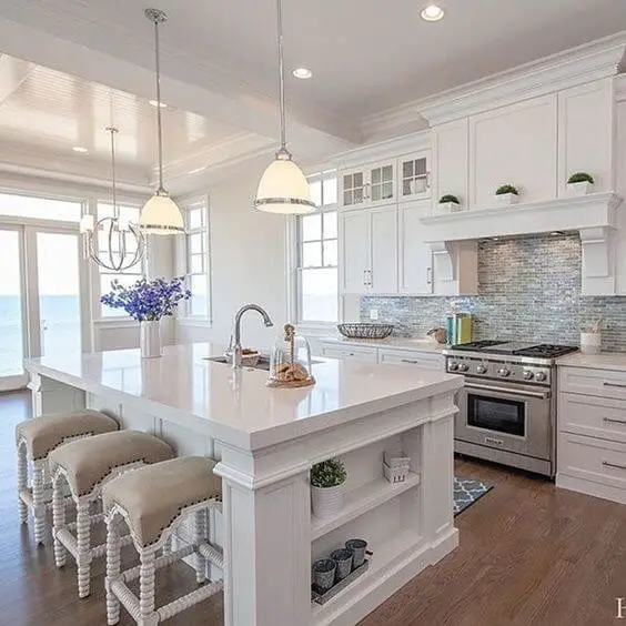 Luxury White Kitchen Design