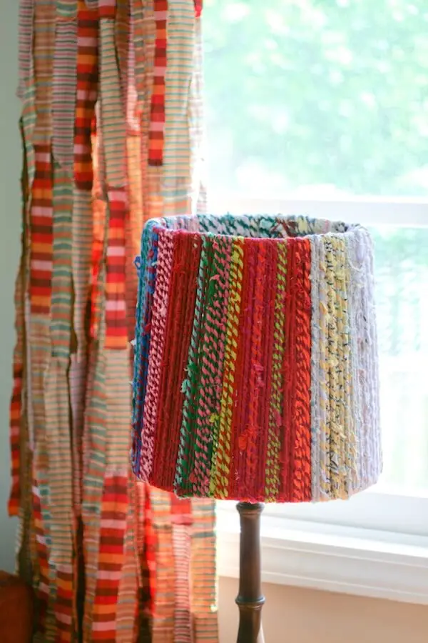 DIY rope lampshade