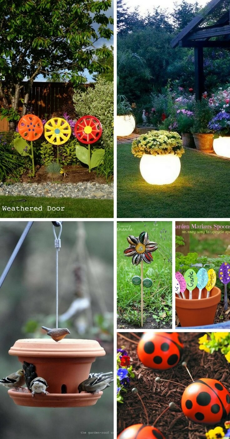 39+ Creative And Colorful Diy Crafts For Your Garden