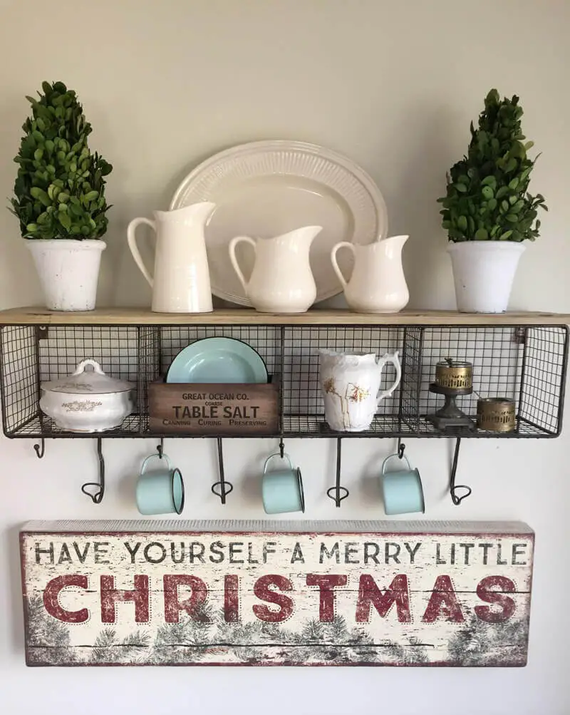 Merry Little Christmas Box Sign