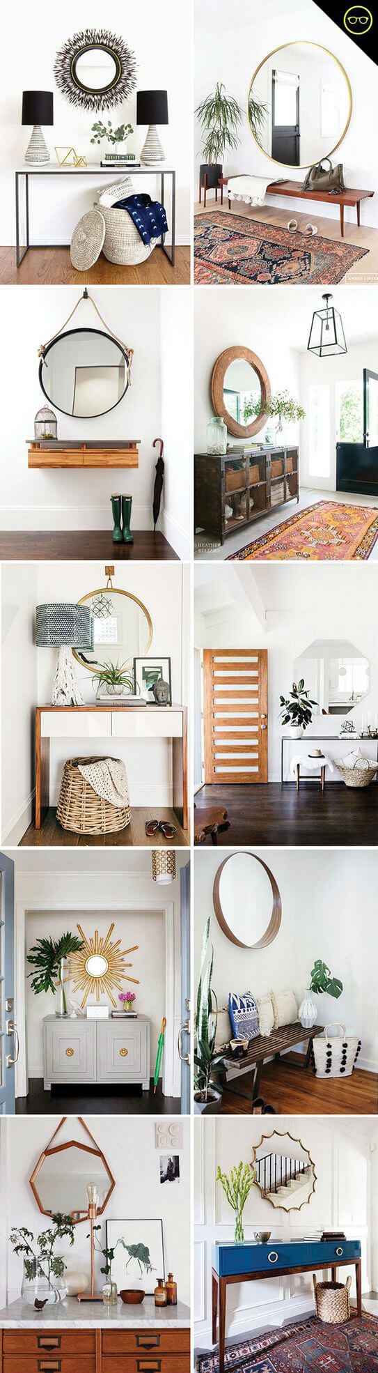 Scandinavian style entryway