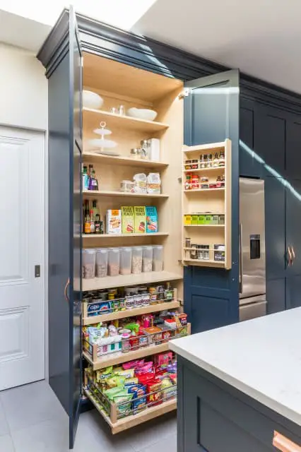 Kitchen pantry door storage ideas