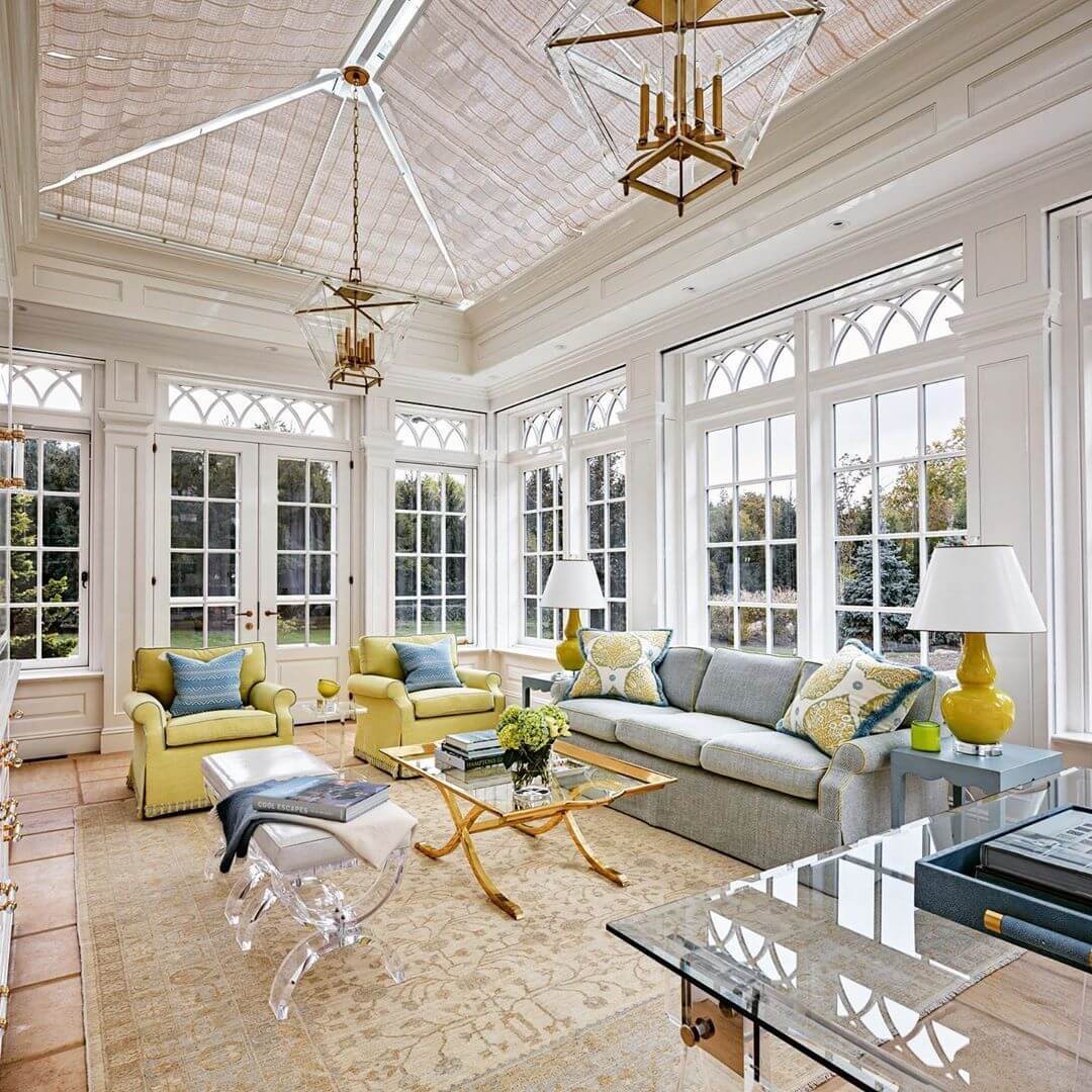 Sunroom lighting ideas