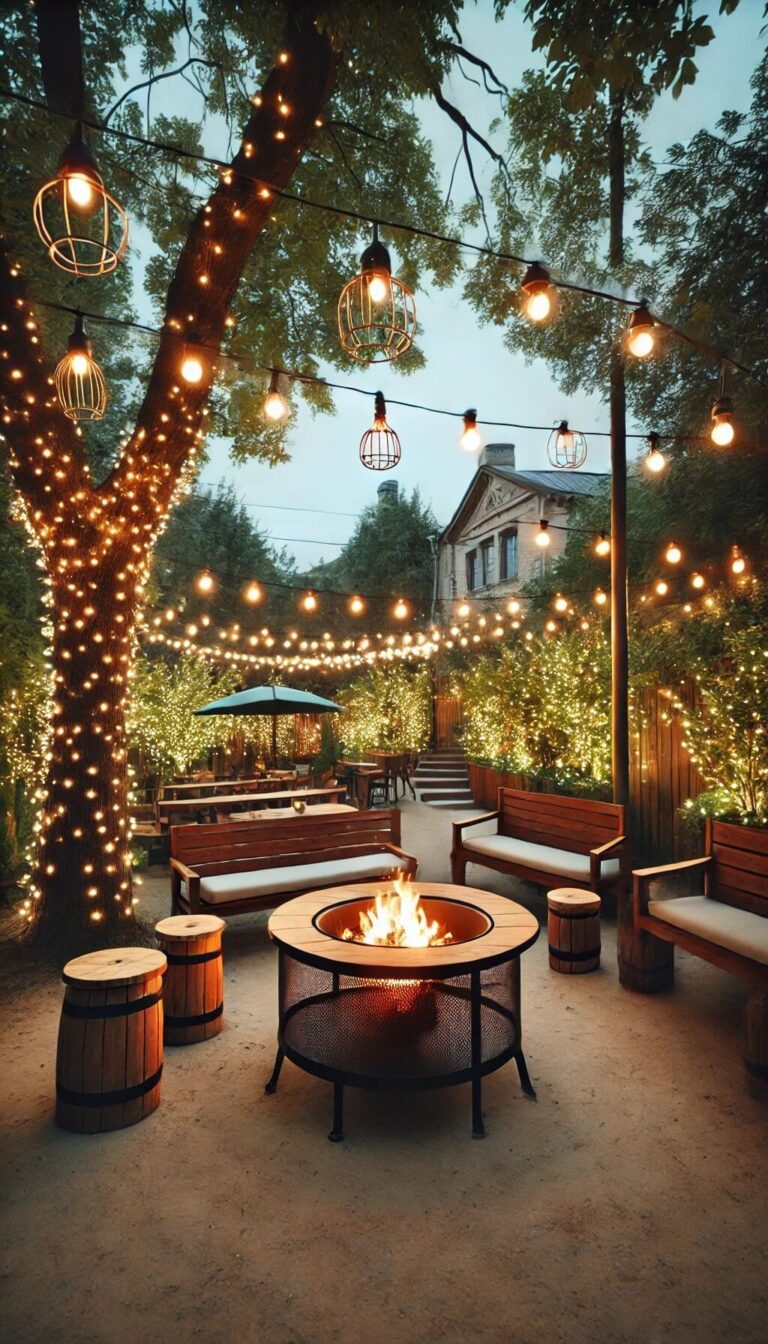 20+ Gorgeous Fire Pit Lighting Ideas To Enhance Ambiance