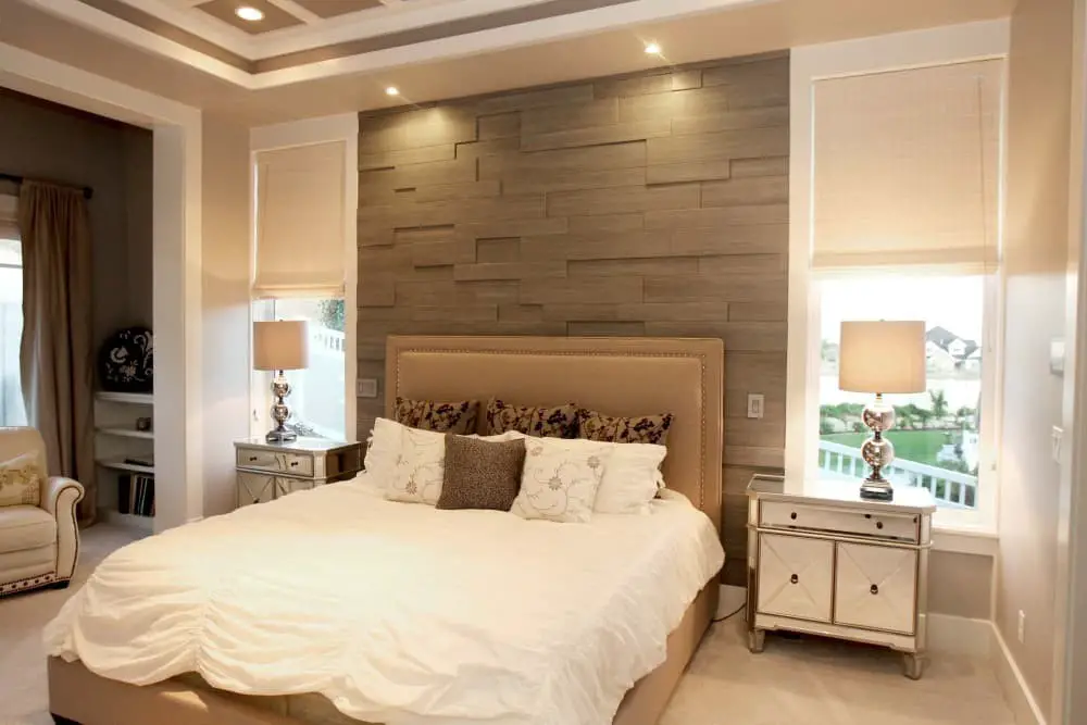 Cheap bedroom accent wall ideas.