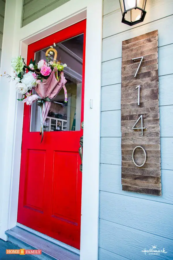 Easy DIY House Numbers Sign