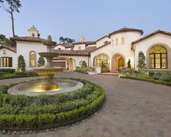 Multi Colored brick driveway