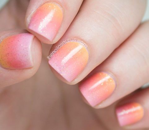 Sweet Sunset Nails