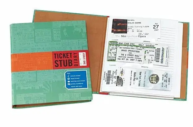 Ticket Stub Diary