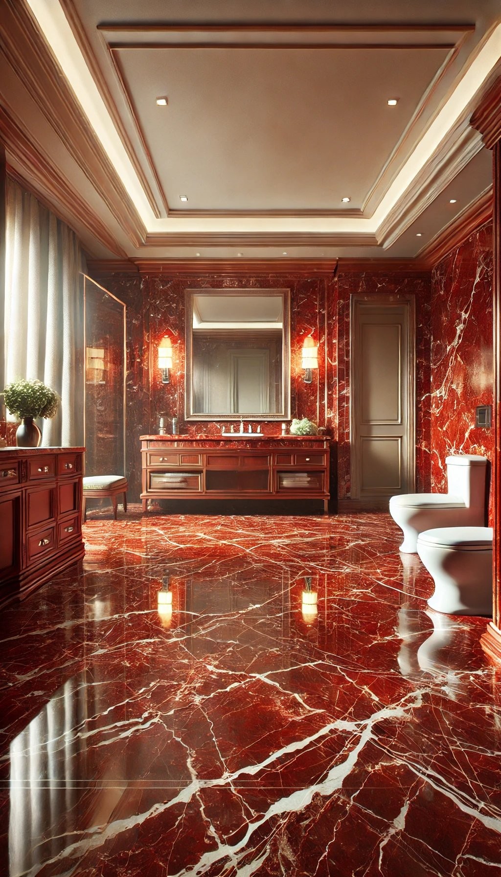 Luxurious Red Marble