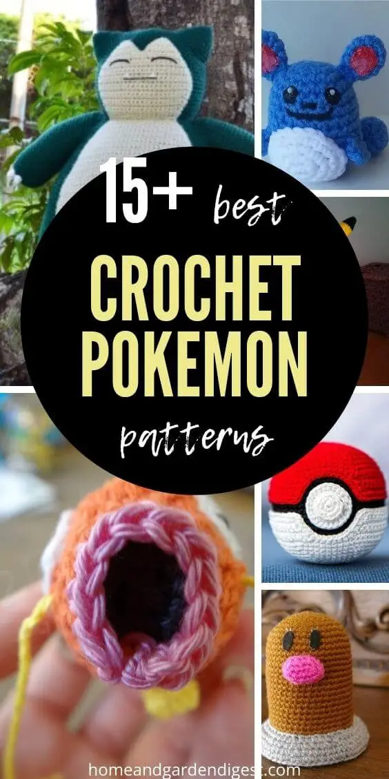 15 Pokemon Crochet Free Patterns