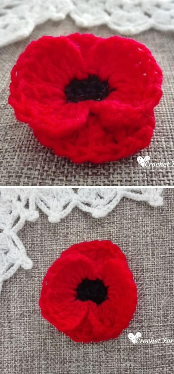 Easy poppy flower