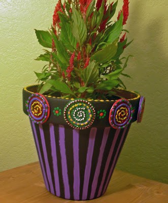 Fiesta flower pot