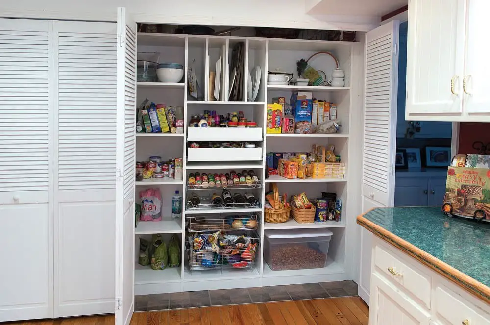 Small kitchen pantry door ideas.