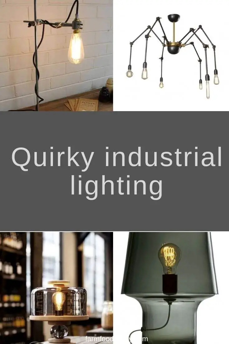 Quirky industrial lighting