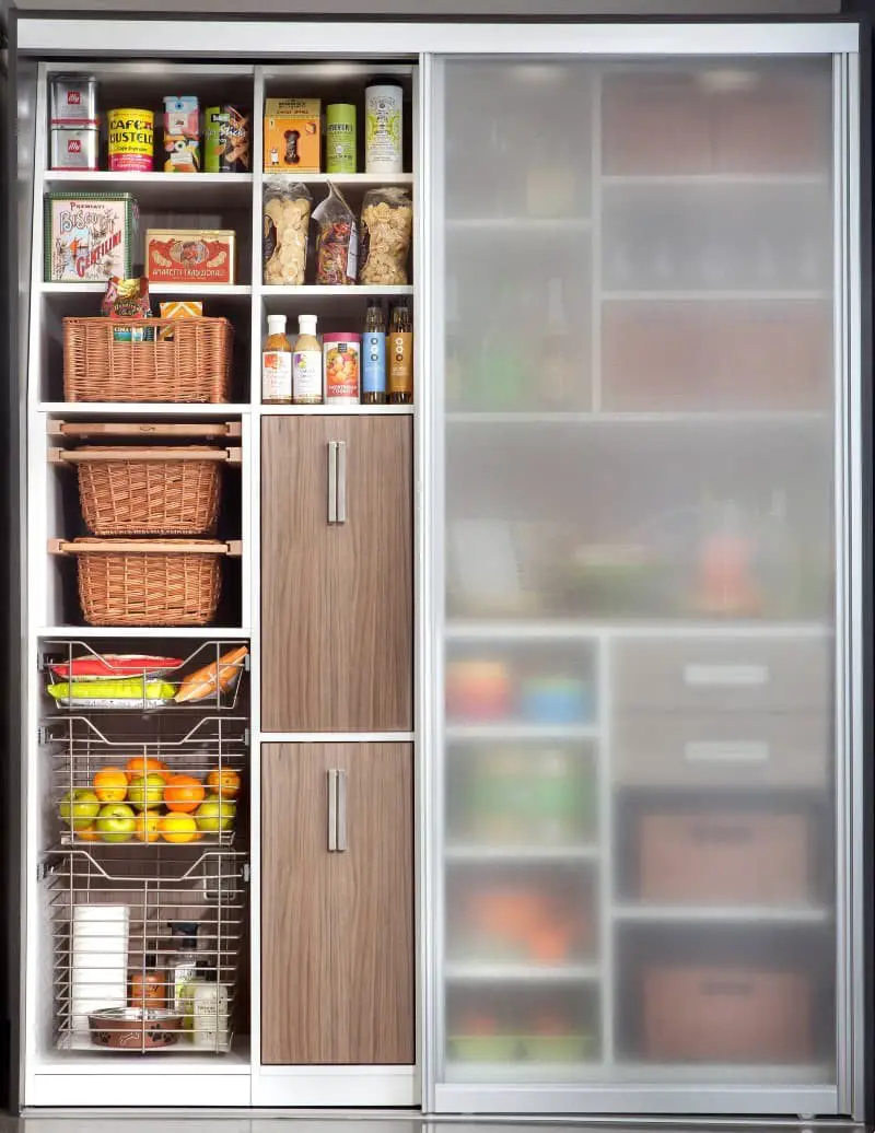 Pantry storage door ideas.