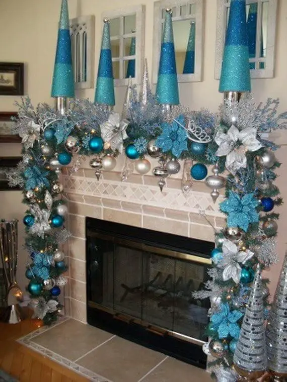 2- X-mas Needs a Blue Mantel