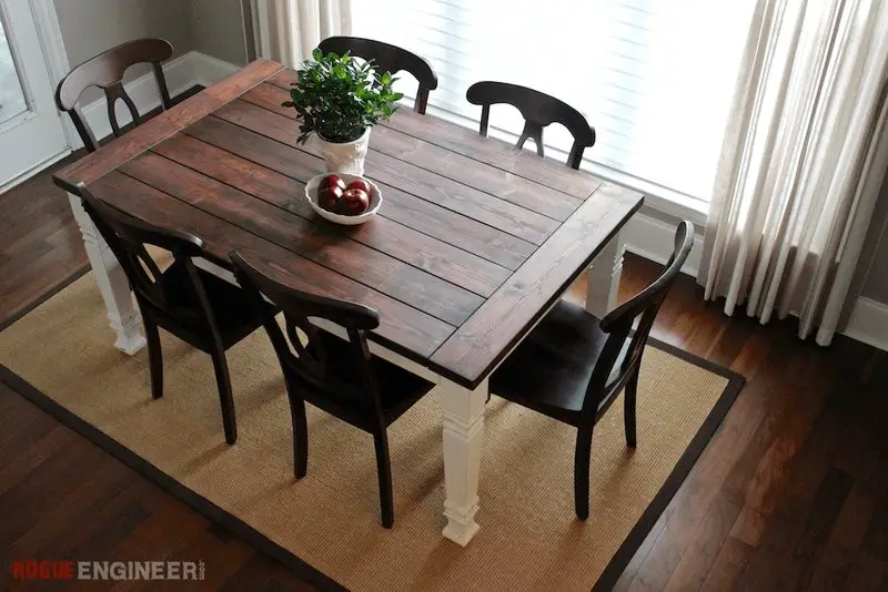 15+ Rustic DIY Farmhouse Table Ideas