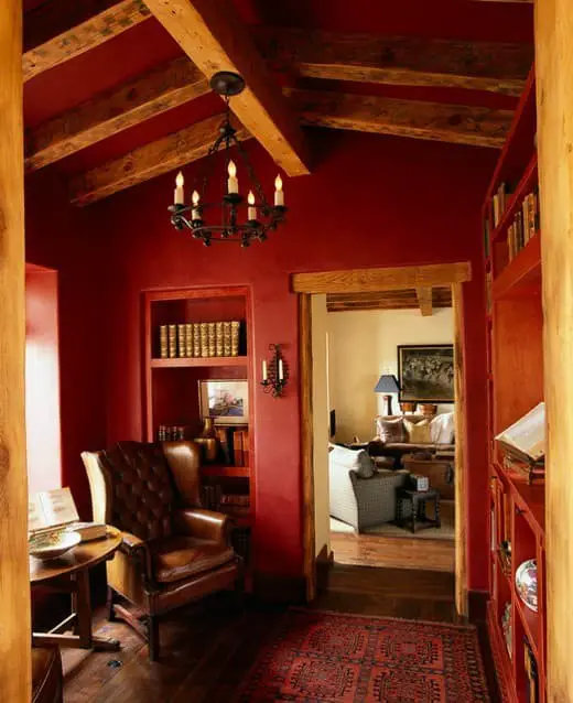 Create a Romantic Space with Red Walls