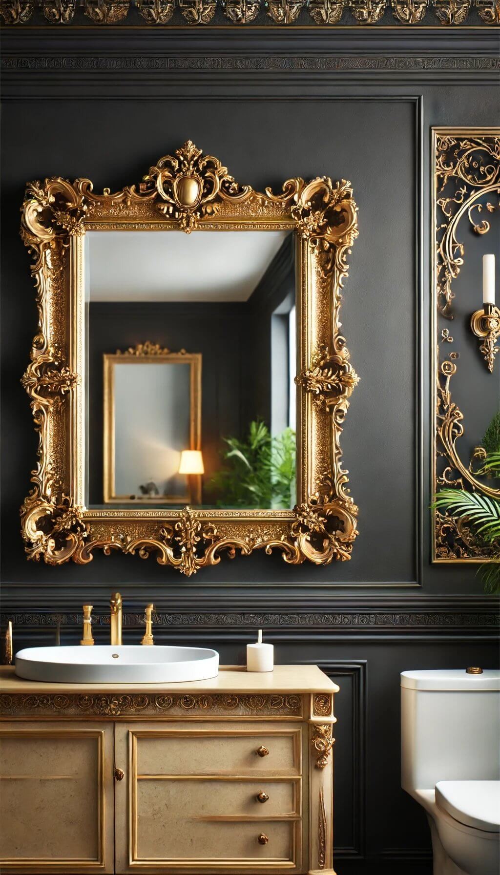 Gold Framed Mirrors