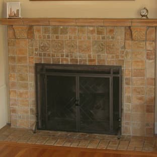 Craftsman fireplace tile ideas