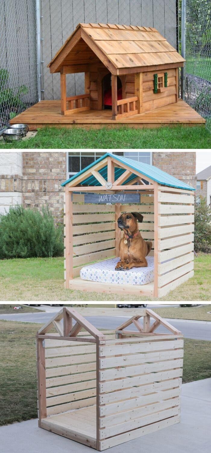 Backyard DIY Rainy day Doghouse